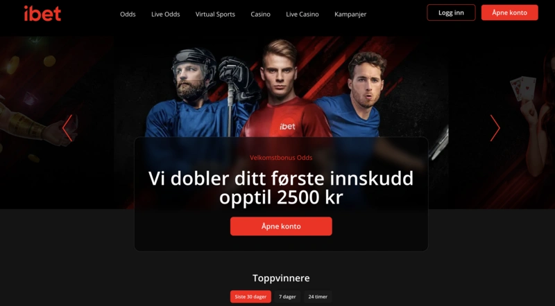 iBet Homepage